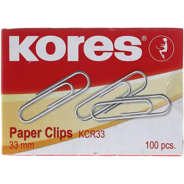 گیره کاغذ کورس کد 43011 بسته 100 عددی سایز 33 product image